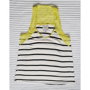 New MASON silk striped rayon tank top P
